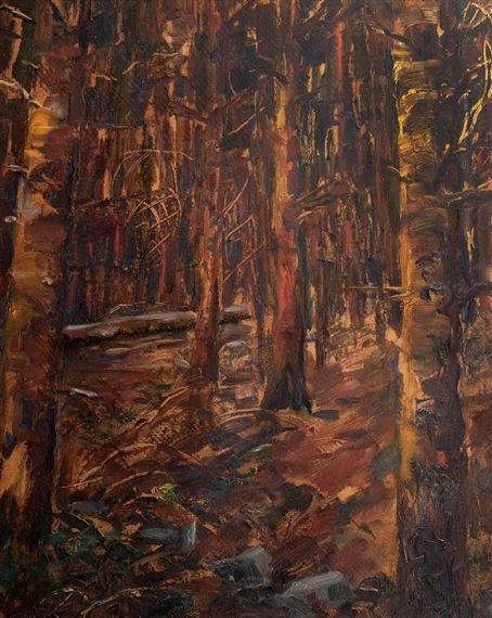 Forest by Otakar Lebeda, 1896-1897