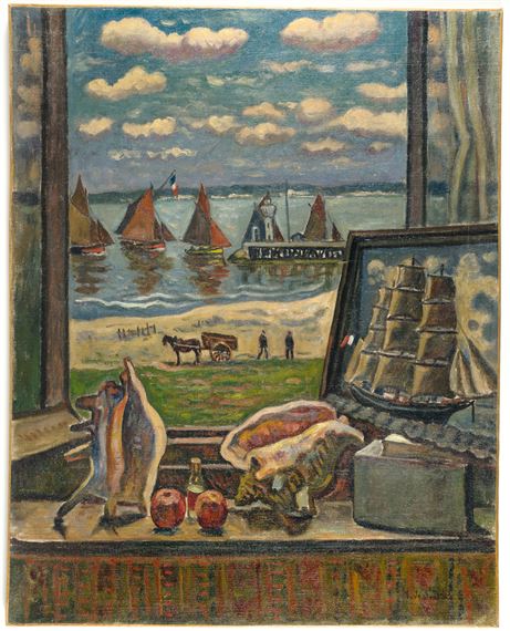 View from my window by Henri Liénard de Saint-Délis, 1921