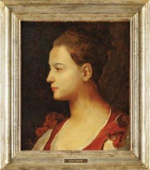 Ritratto di giovane donna - Nicolò Barabino