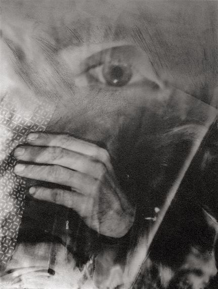 Design for crime novel cover (multiple exposure) by Lou Landauer, 1943