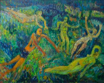 Figuras en el paisaje - Leopoldo Presas