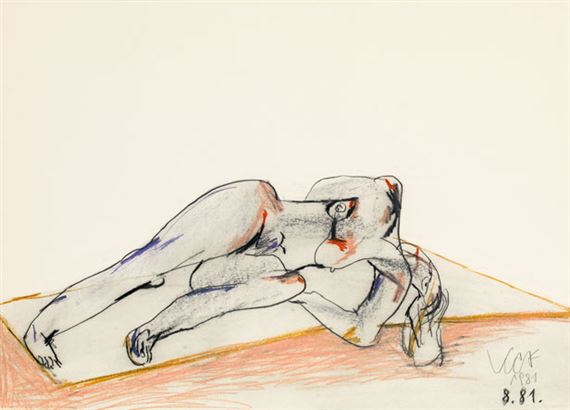 Nude by Karl Anton Fleck, 1981