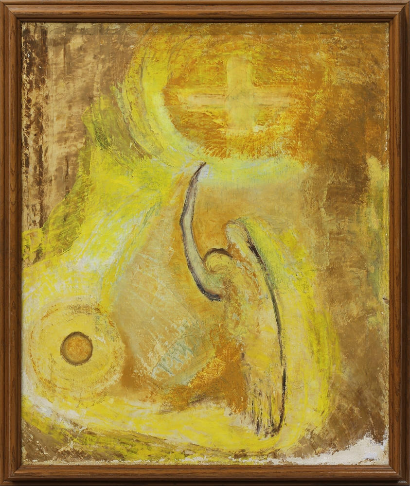 Artwork by Ronald Bladen, Dancing Figure, Made of oil on canvas