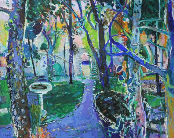 "Evening Garden by Robert Frame