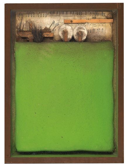 “Reduktion einer Landschaft” [Reduction of a landscape] by Karl Fred Dahmen, 1974