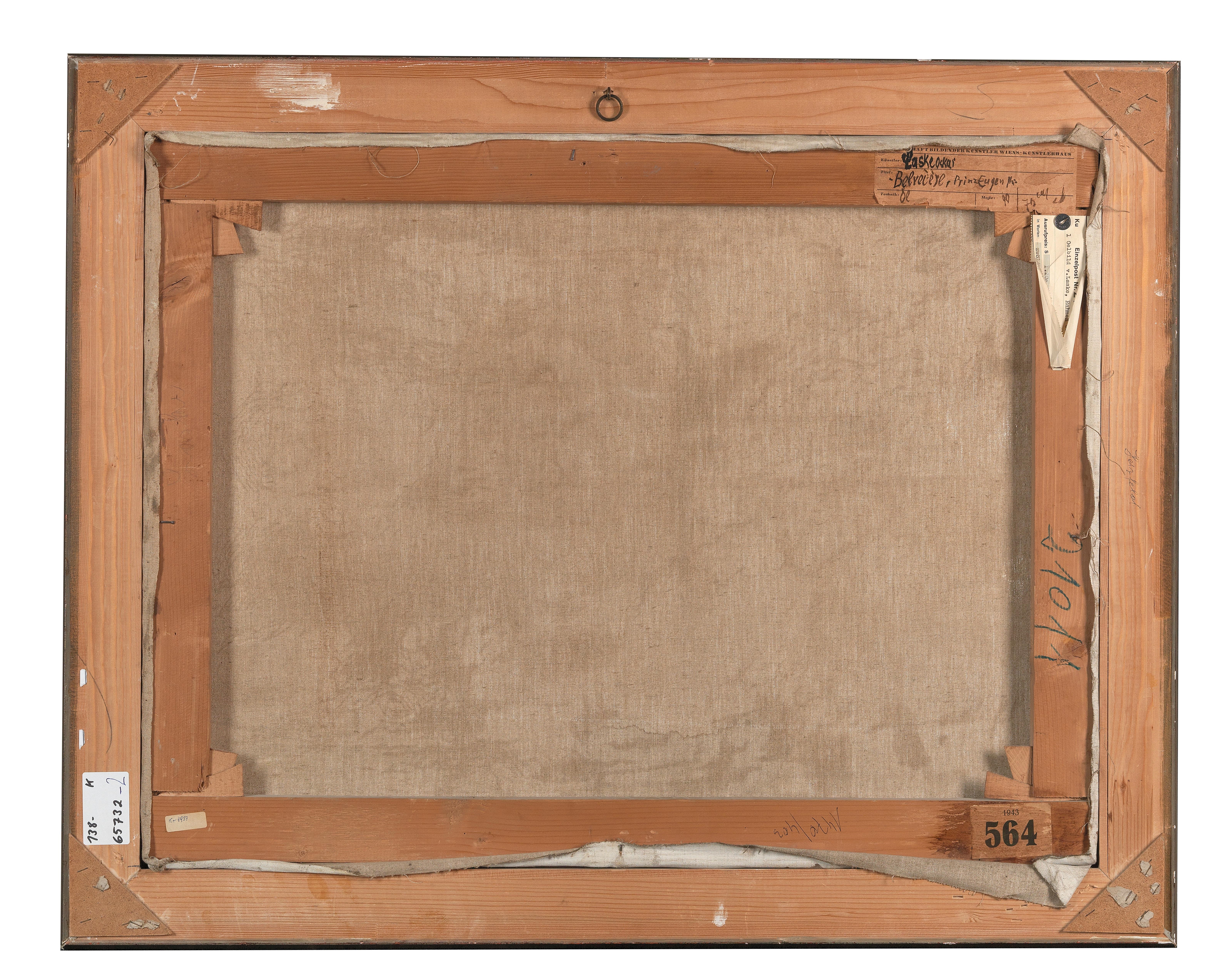 Artwork by Oskar Laske, “Schloss Belvedere” [Belvedere Palace] and “Belvedere, Made of Oil on canvas