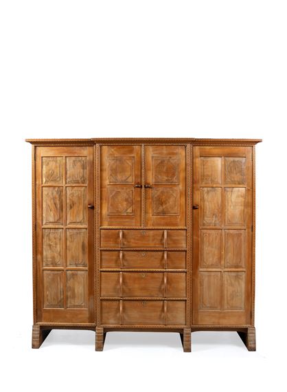 Wardrobe by Ernest William Gimson, Peter Waals, 1913