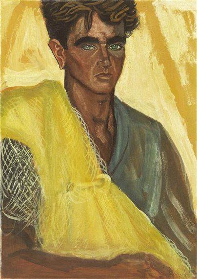 The Young Fisherman by Valias Semertzidis, 1971