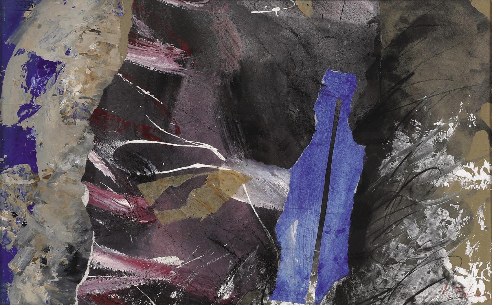 Artwork by Giannis Fokas, Untitled, Made of Mixed media, collage on card