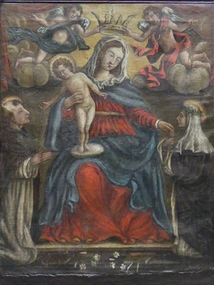 Krönung Mariens mit dem Jesusknaben