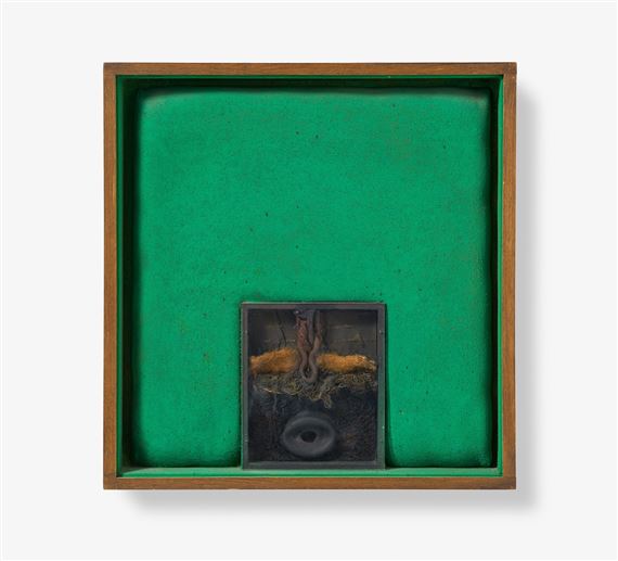 Tele Landschaft mit Objektschrein by Karl Fred Dahmen, 1971