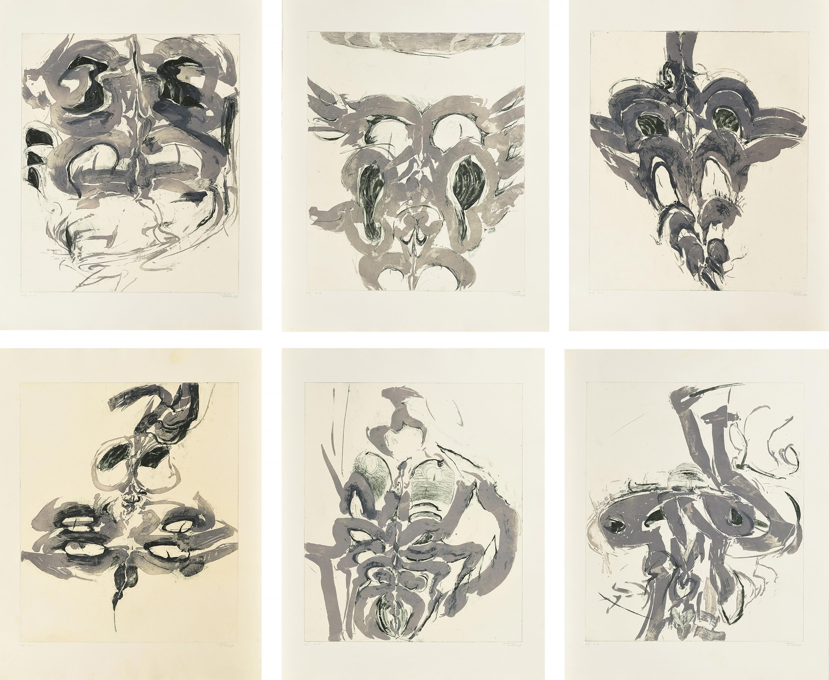 Six works: Merops by Hann Trier, 1967