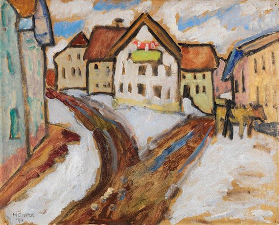 Tauwetter im Dorf (Murnau)