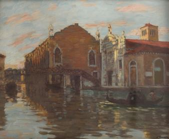 View on Venice - J. F. Bouchor
