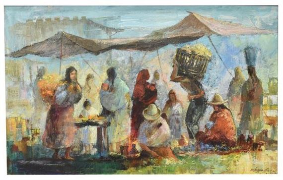 Cuernavaca Market by Antonio Vasquez Parra, 1966