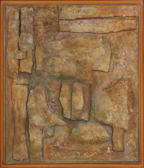 Organische Komposition mit Hervortretenden Flächen by Han Hulsbergen