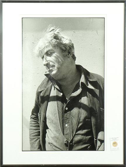 Portrait of Jack Micheline 1980 gelatin silver print overall by Ira Nowinski, 1980