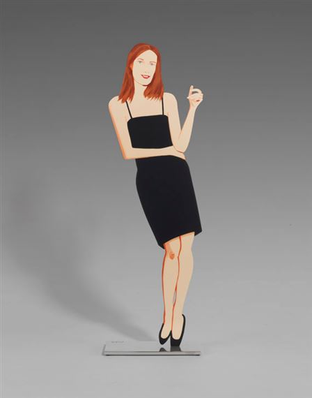 Alex Katz | Black Dress 4 (Sharon) (2018) | MutualArt