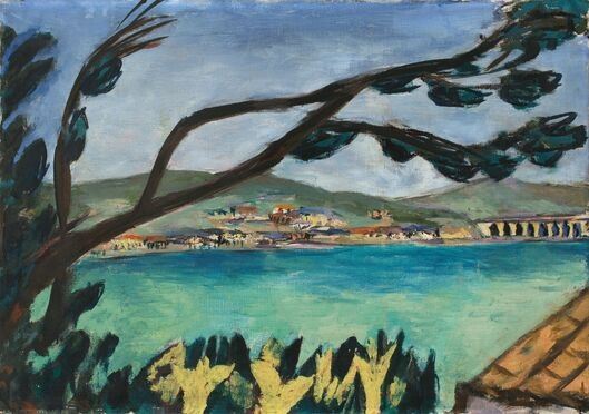 Kleine Landschaft aus Bandol by Max Beckmann, 1938
