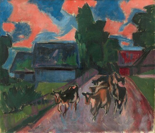 Morgenrot by Max Pechstein, 1919