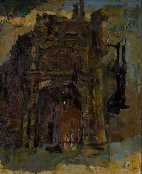 Untitled (Old Fort at Malacca) by Yeh Chi Wei, 1965