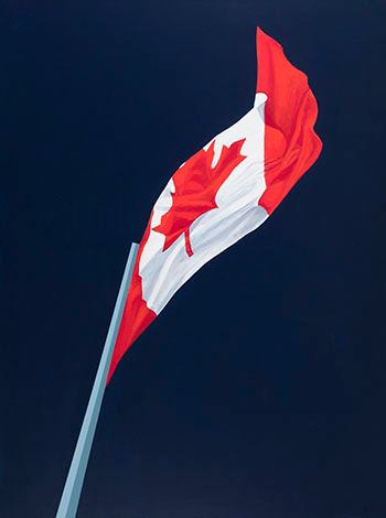 The Painted Flag by Charles Pachter, 2003