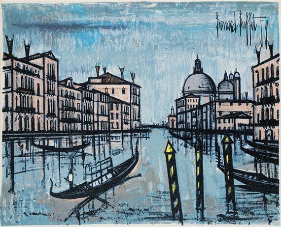 Bernard Buffet | The Grand Canal in Venice | MutualArt