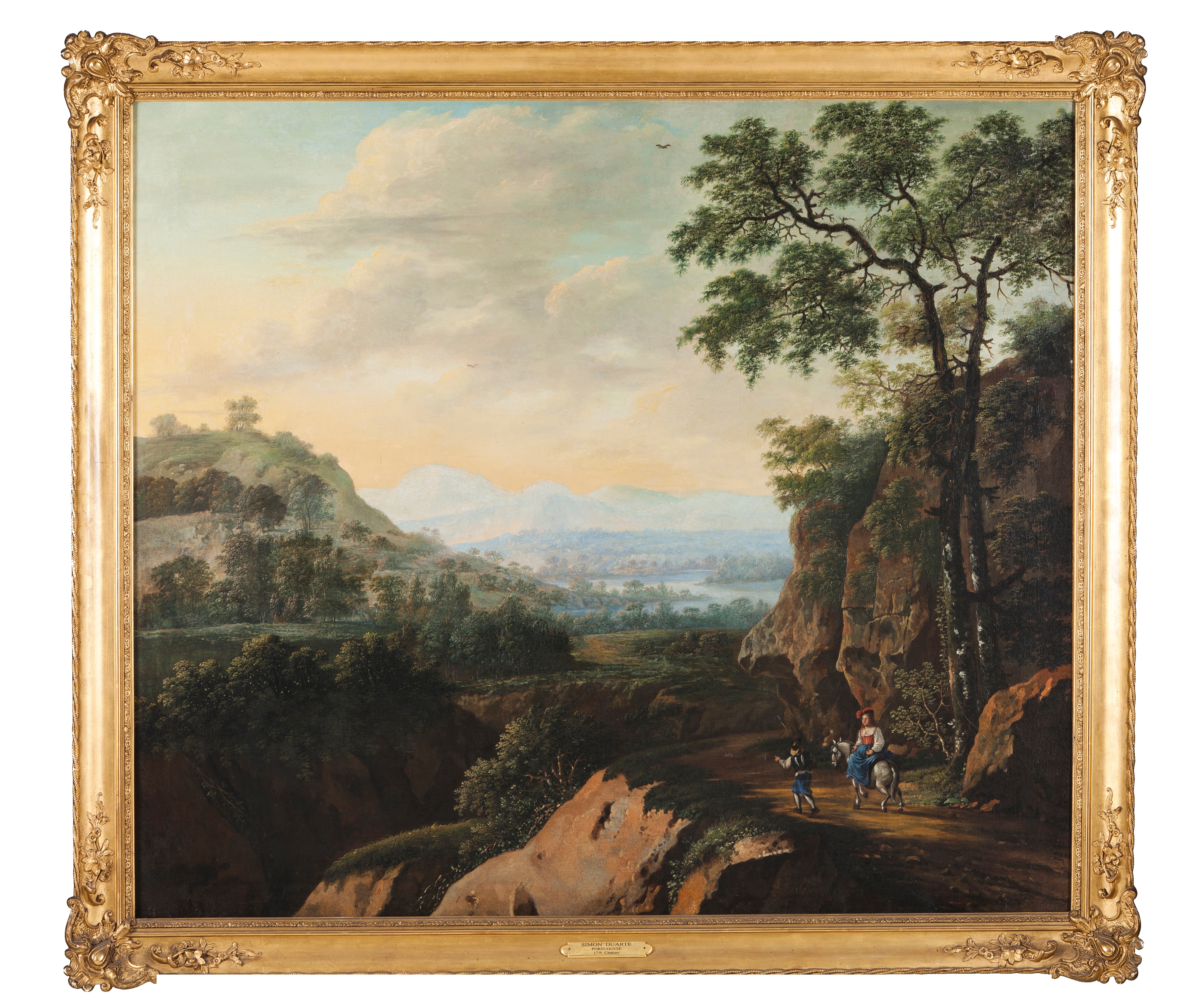 Artwork by Simon Duarte, LANDSCAPE WITH FIGURES, Made of Oil on canvas