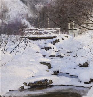 Vinterlandskap - Fredrik Kolstø