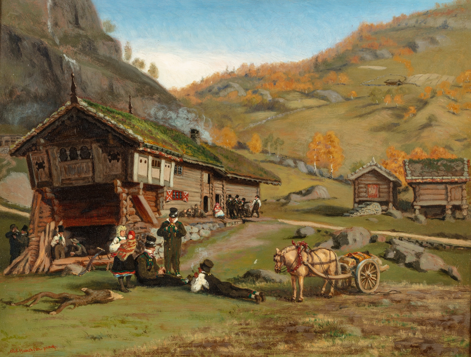Levninger fra Middelalderen i Sätersdalen by Olaf Isaachsen