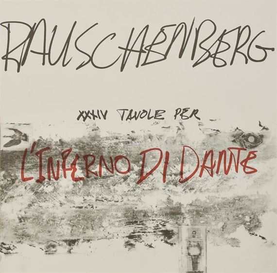 34 TAVOLE PER L'INFERNO DI DANTE by Robert Rauschenberg, 1965