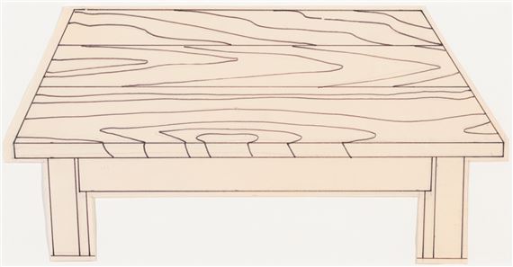 STUDY FOR TABLE by Richard Artschwager, Executed circa 1985