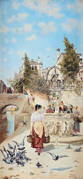 La Aguadora, Venecia by José Gallegos y Arnosa