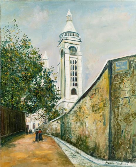 Rue de la Bonne by Maurice Utrillo, 1918