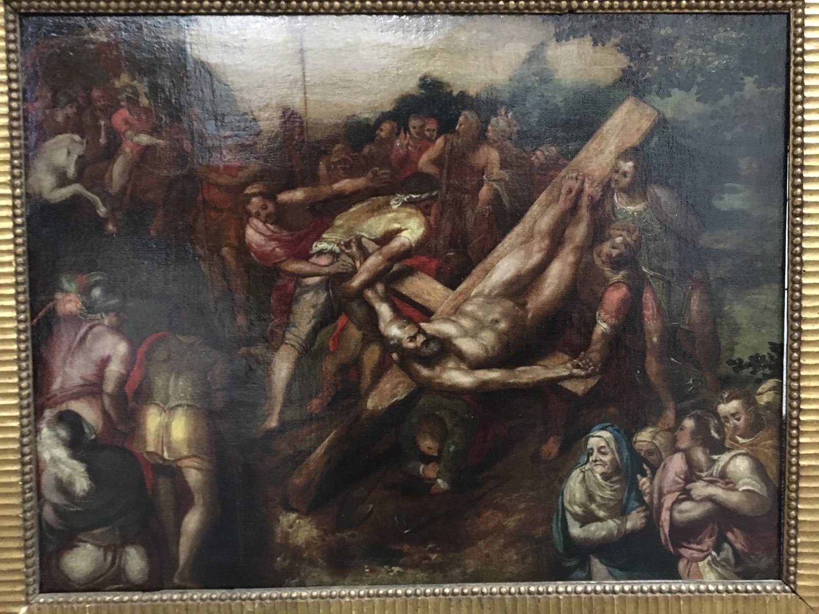La crucifixion de saint Pierre by Michelangelo