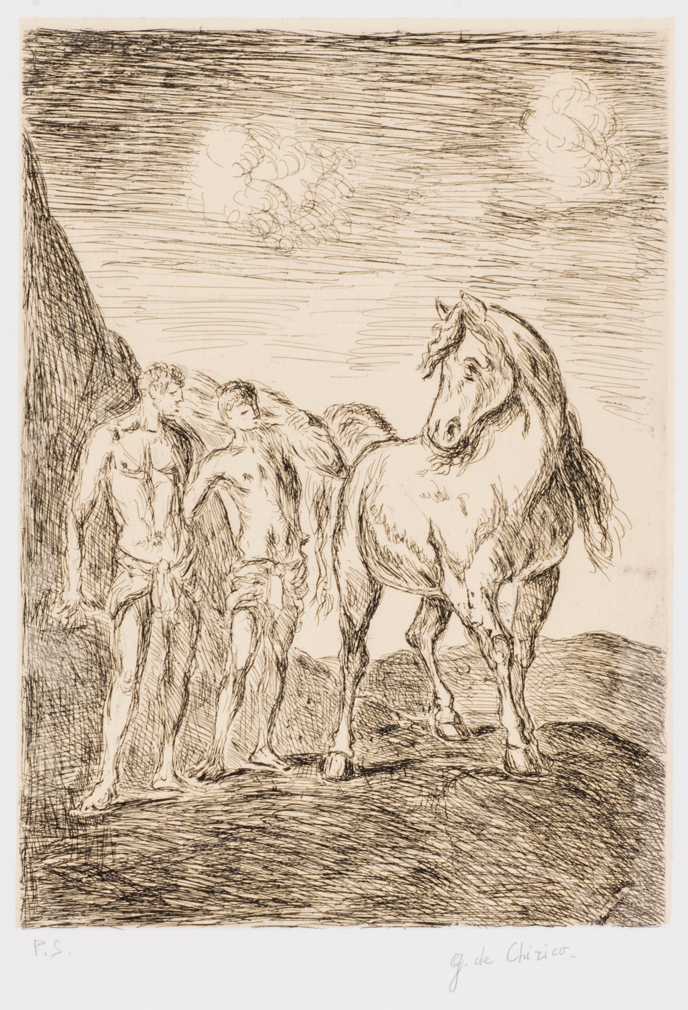 ettore e andromaca giorgio de chirico