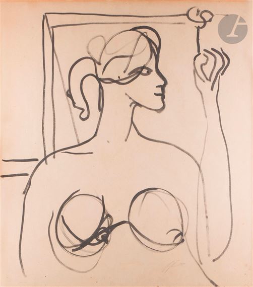 Halszka by Roman Opalka, 1954