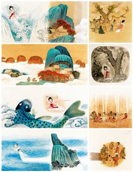 THE COMIC STRIP DAUGHTER-WATCHING ROCK AND MOTHER-MISSING TREE (COMPLETE) - Chen Zongyao