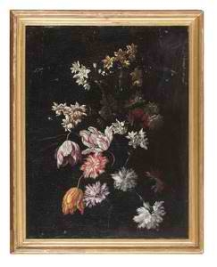 Artwork by Luca Forte, COMPOSIZIONE DI FIORI, Made of Oil painting on canvas