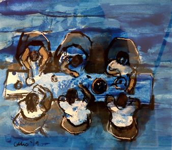 A Prandial Chat - Celia Borg Cardona