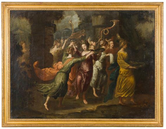 El baile de musas o ninfas by Italian School, 17th Century