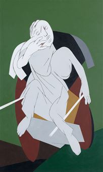 Untitled (Rickshaw Puller) - Tyeb Mehta