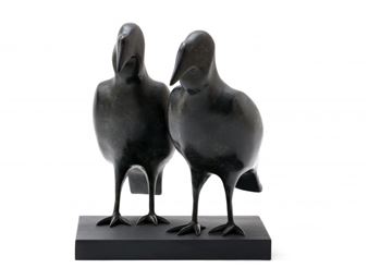 Pair of Ground Hornbills - Laurence Anthony Chait