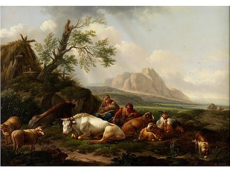 HIRTEN MIT KÜHEN, ziegen und schafen - Peter Rush