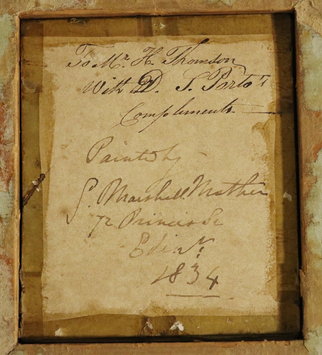 George Marshall Mather | MINIATURE PORTRAIT (1834) | MutualArt