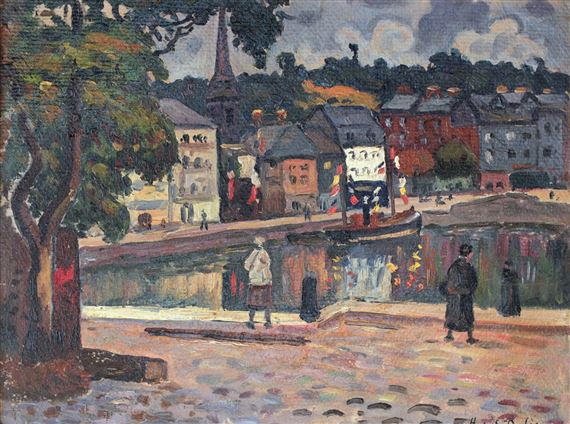 Bassin Honfleur by Henri Liénard de Saint-Délis