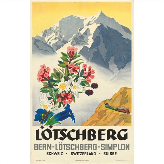 LÖTSCHBERG by Armin Bieber, 1939