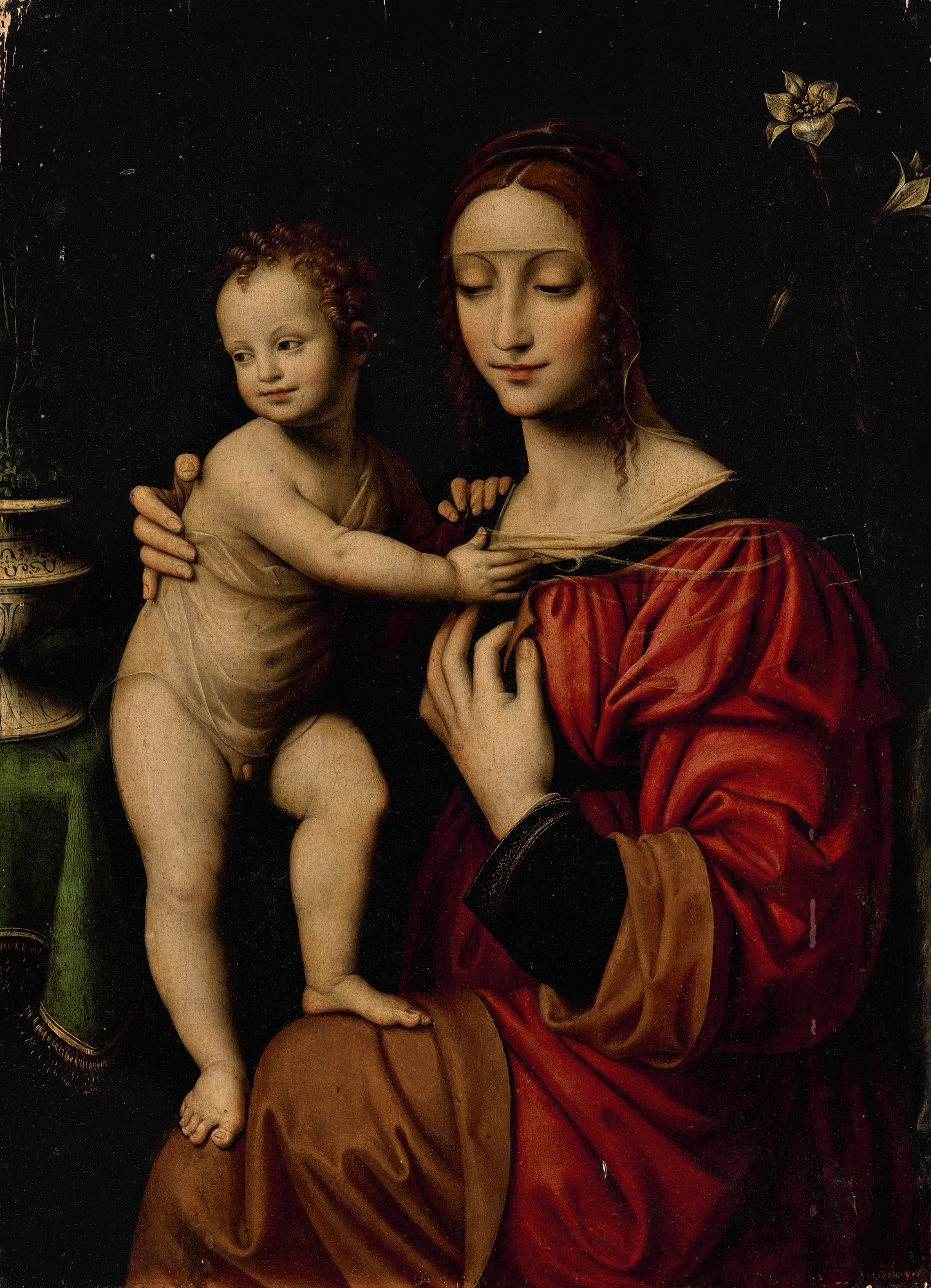Bernardino Luini | MADONNA AND CHILD | MutualArt