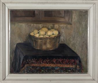 Bodegón con cesta de limones - Teresa Duclós