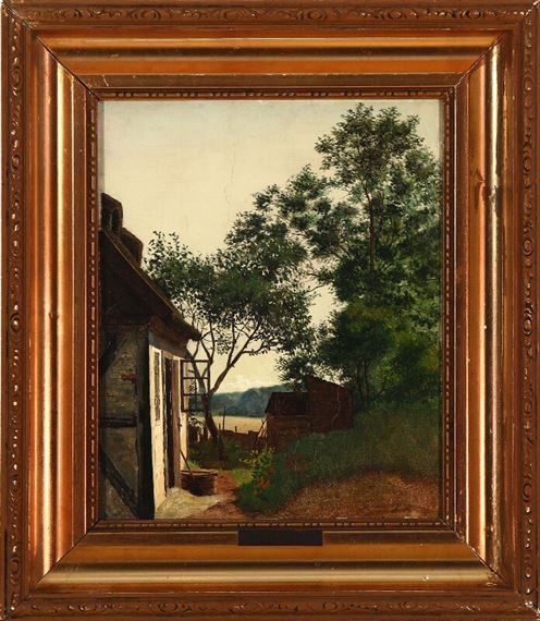 “En fiskerhytte på Thurø” by Pietro Krohn